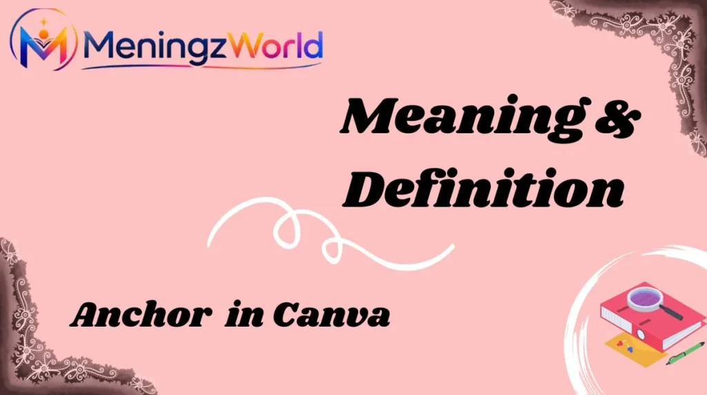 Anchor Text Box Mean in Canva