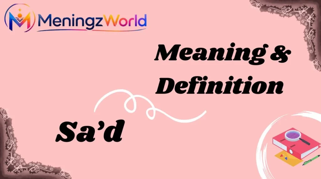 Meaning & Definition
